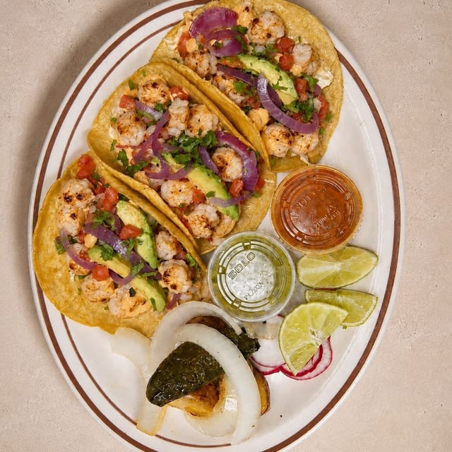 Shrimp Tacos.