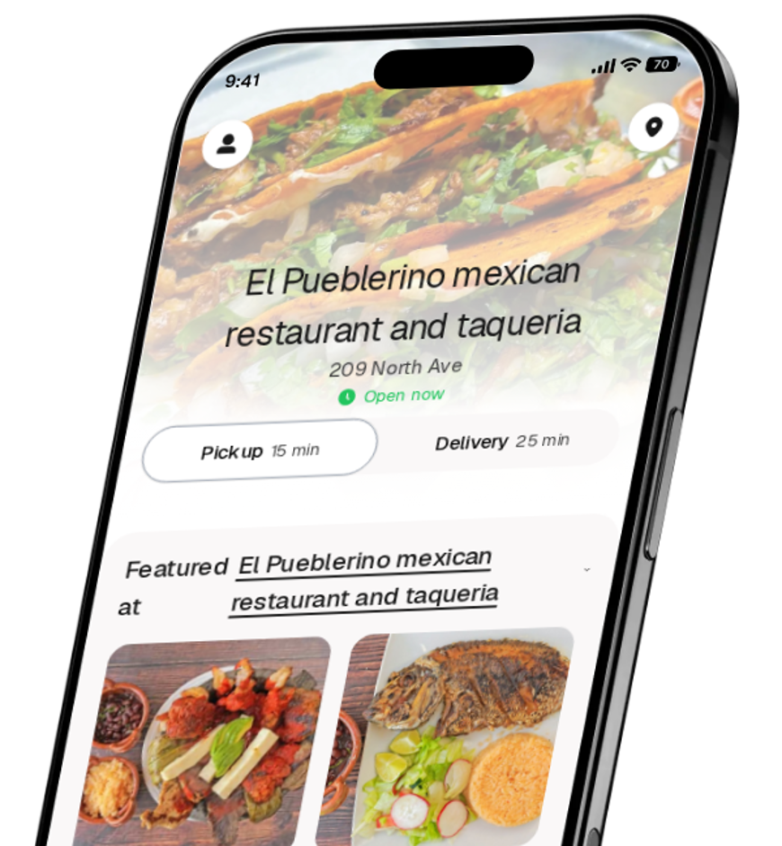 El Pueblerino mexican restaurant and taqueria app preview