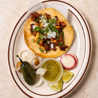 single taco alpastor