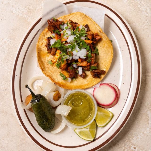 Single Taco Al Pastor.