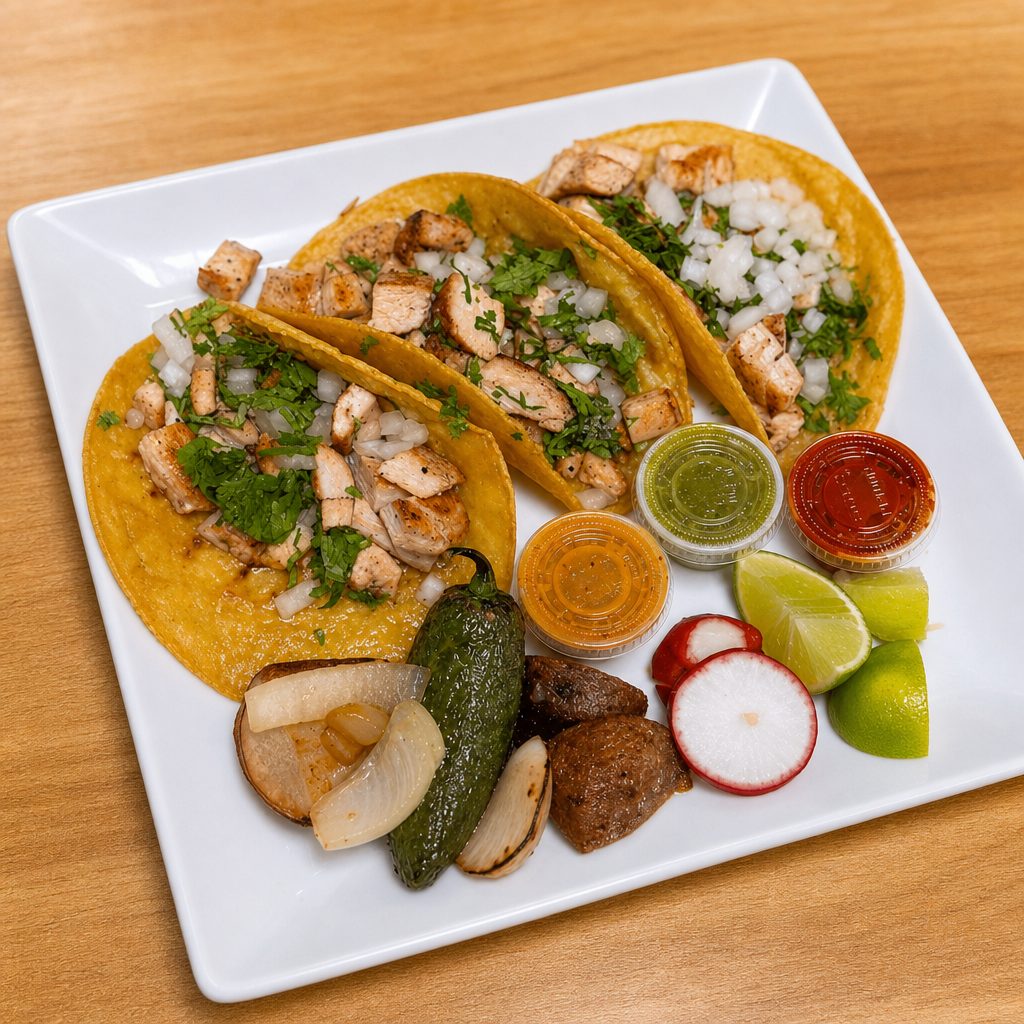 Chicken Tacos.