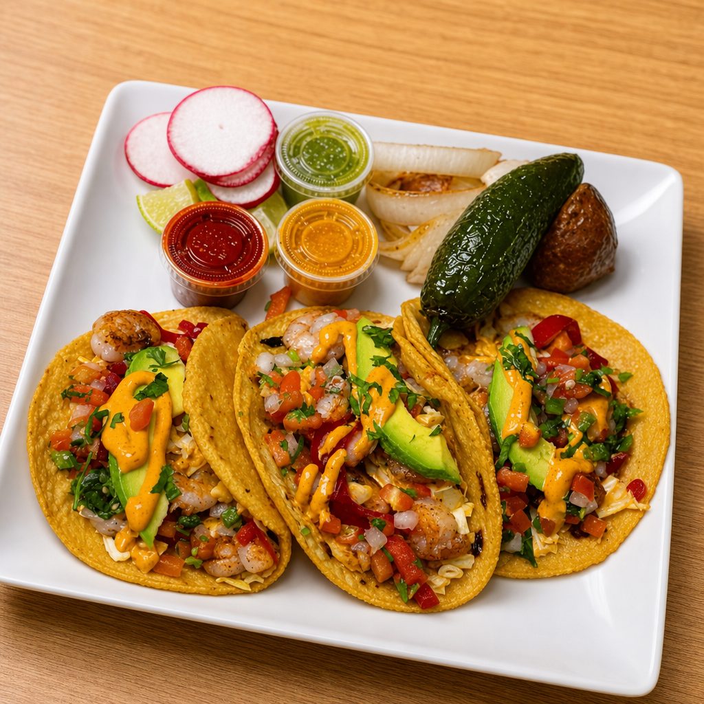 Shrimp Tacos.