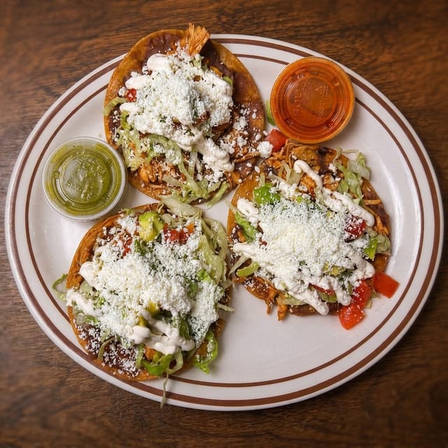 Chicken Tinga Tostadas.