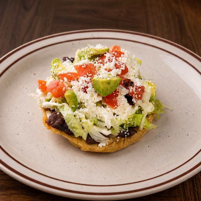 Sope Carne Enchilada.